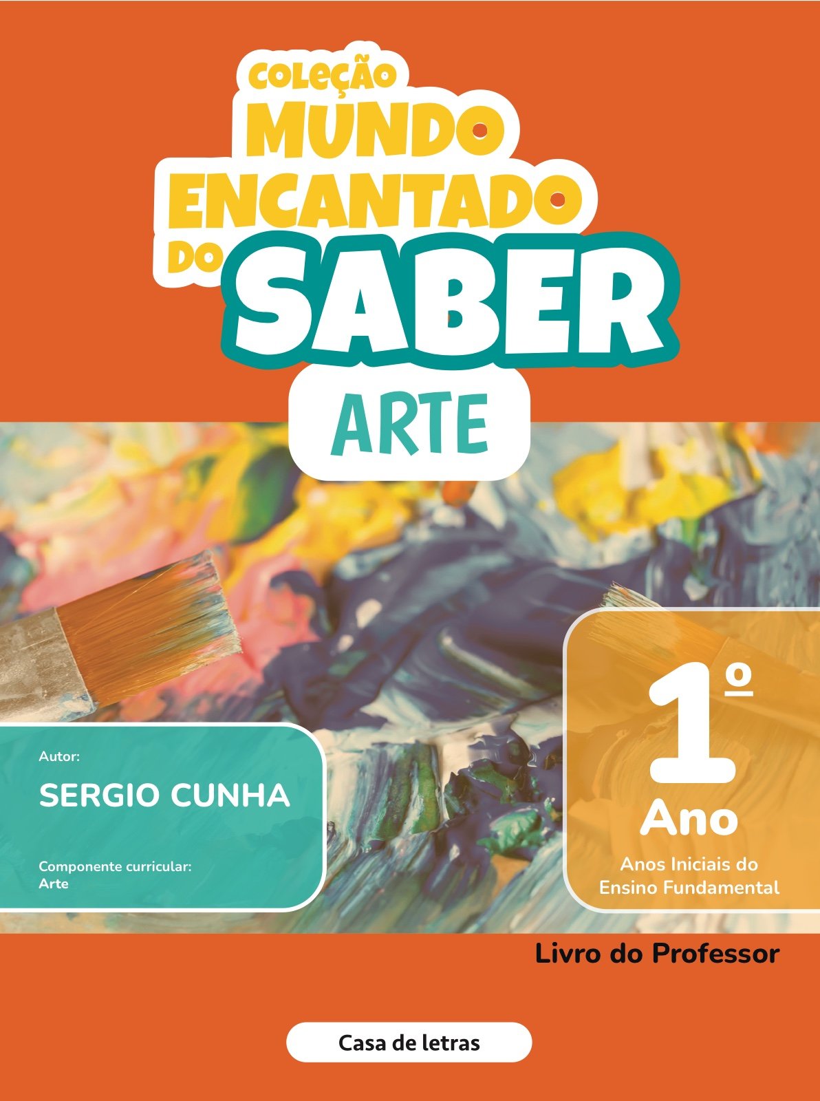 Capa da coleção Mundo Encantado do Saber: Arte