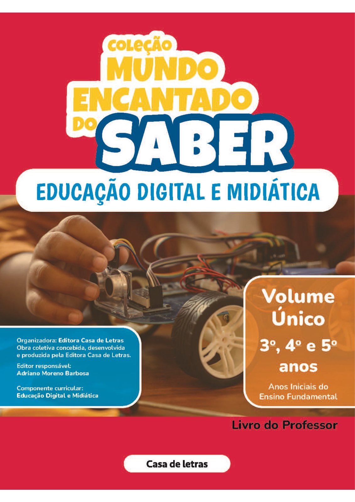 Capa da coleção Mundo Encantado do Saber: Educação Digital e Midiática