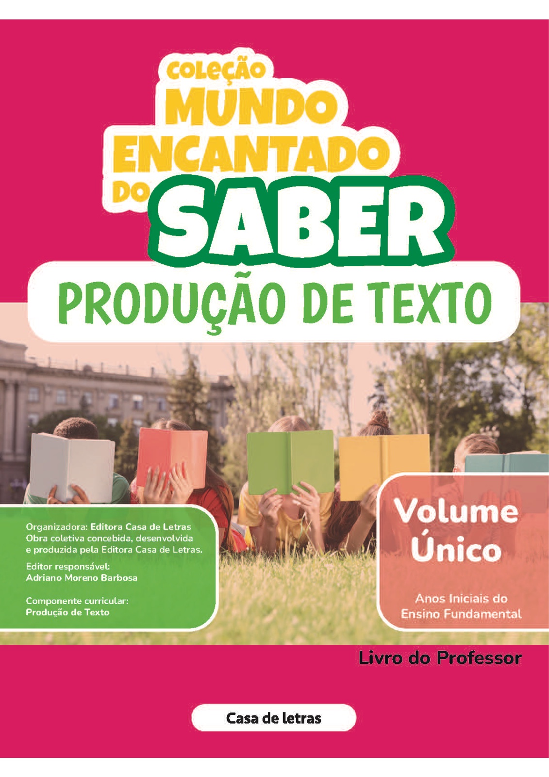 Capa da coleção Mundo Encantado do Saber: Produção de Texto