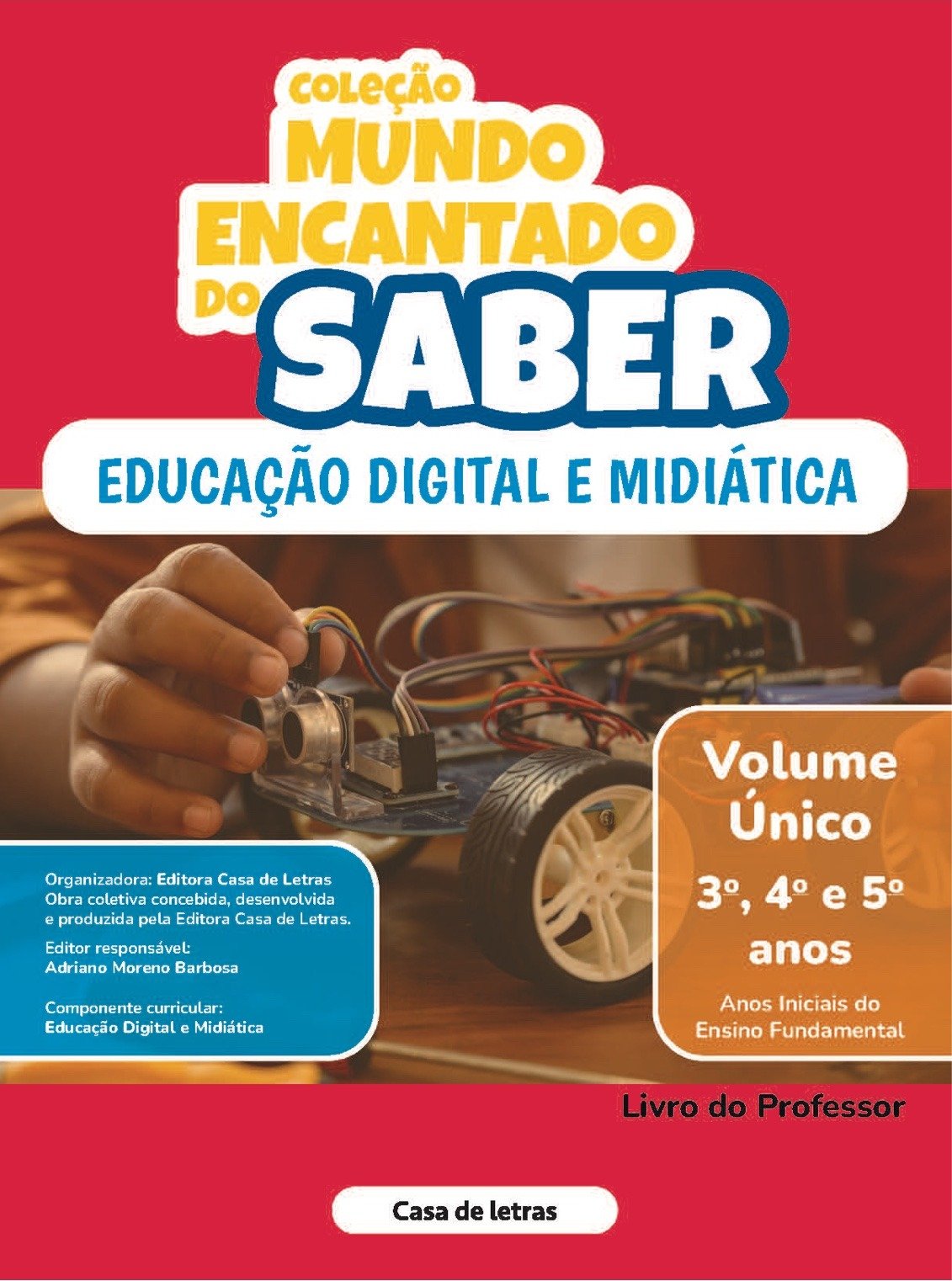 Capa da coleção Mundo Encantado do Saber: Educação Digital e Midiática