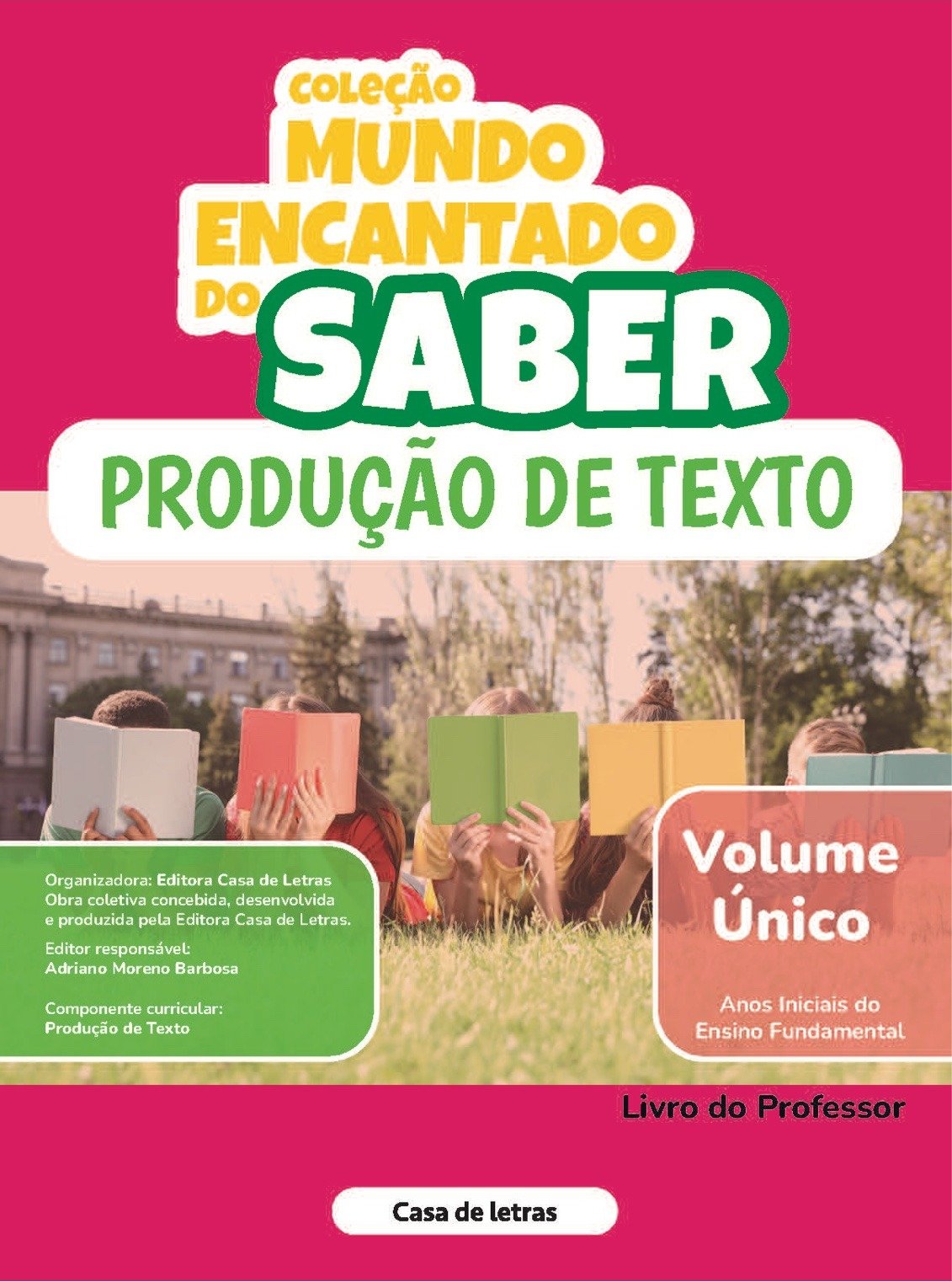 Capa da coleção Mundo Encantado do Saber: Produção de Texto